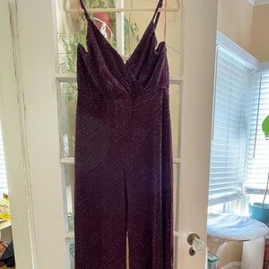 Purple Sparkle Jumpsuit